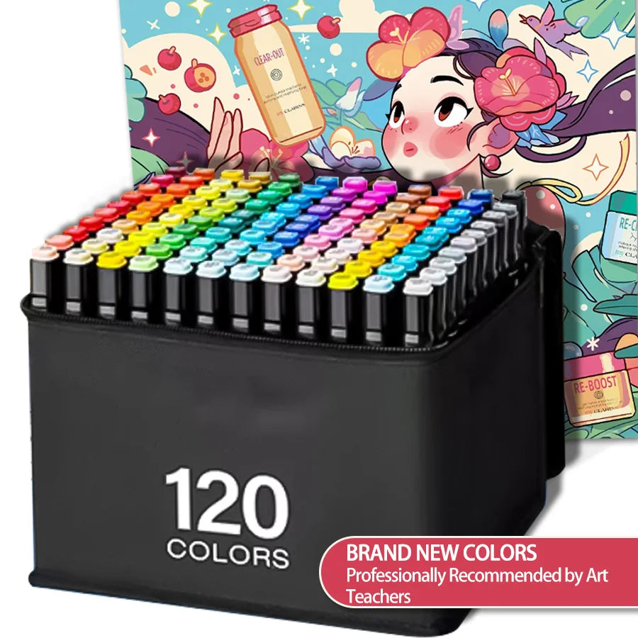 Dual-Tip Artist Markers