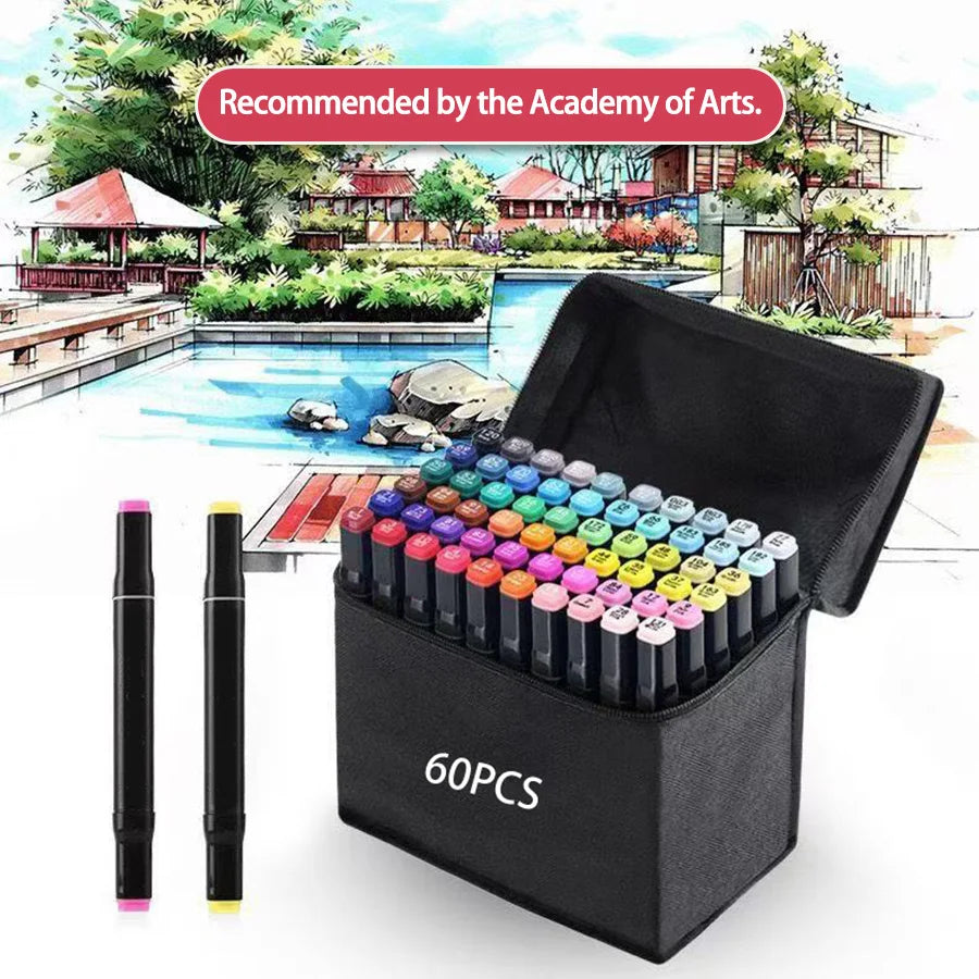 Dual-Tip Artist Markers