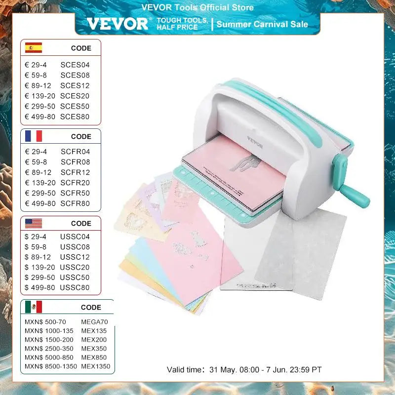 6/9in Manual Die Cutting Embossing Machine, Mini Opening, Scrapbook Handmake Tools for DIY Art Craft