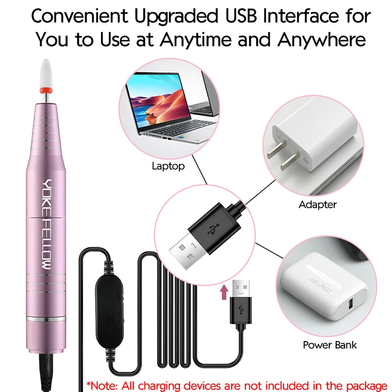 USB Nail Drill Manicure Machine