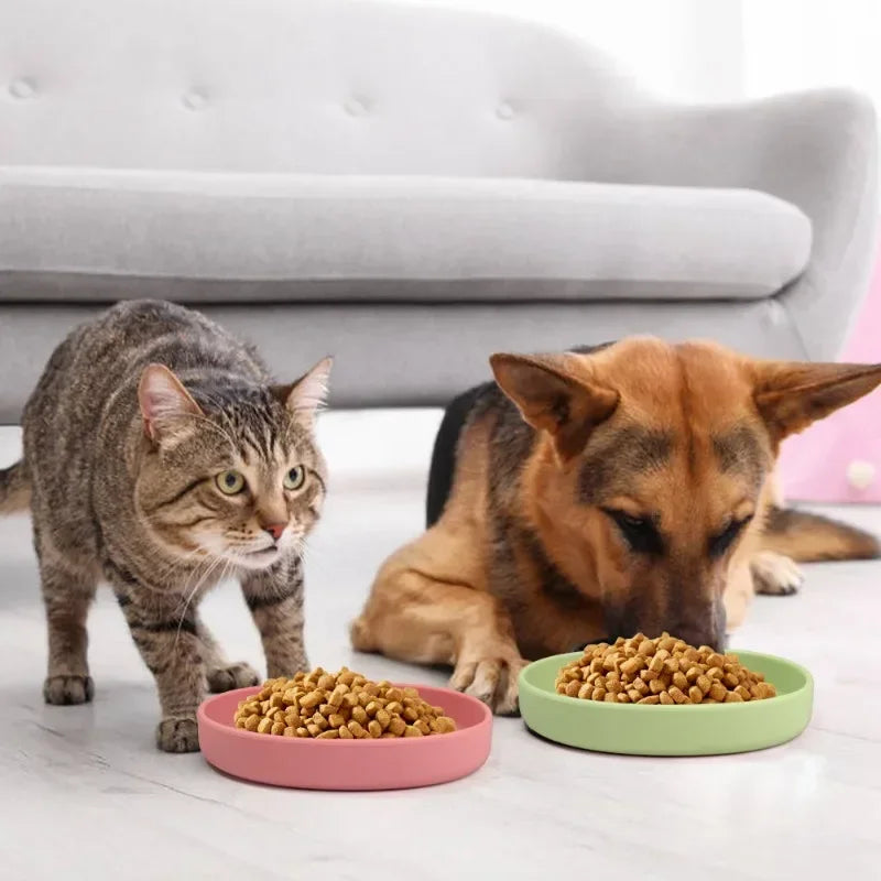Silicone Pet Feeding Bowl, for Dogs and Cats, Pet Supplies