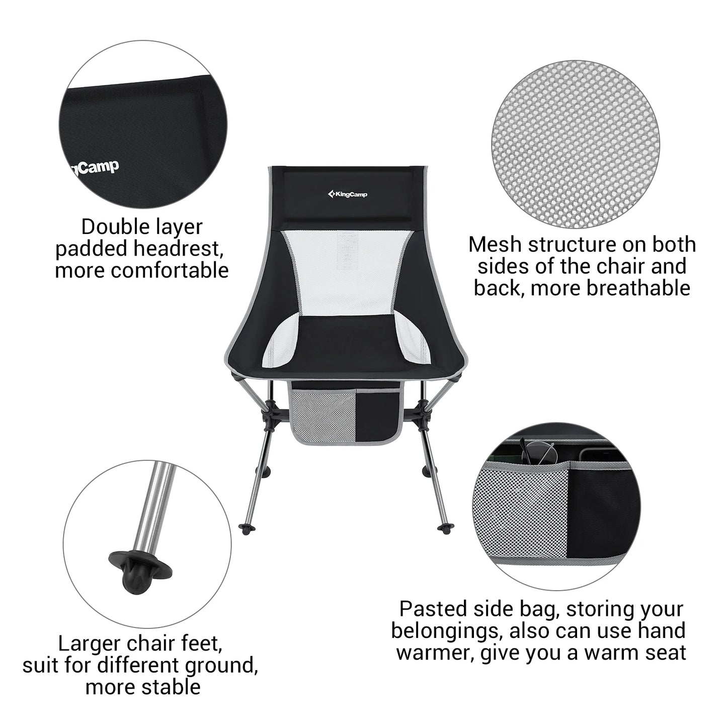 Camping Chair, Camping Backpack Travel, Fishing, Recreation, Mountaineering