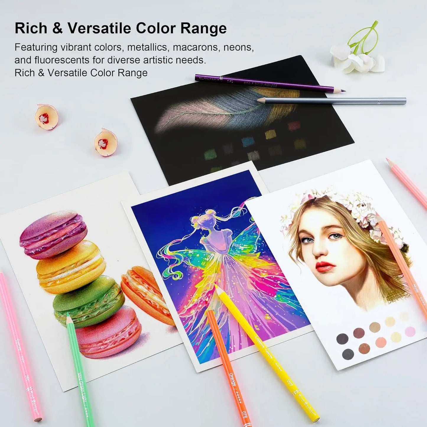 80 Professional Colored Pencils Set