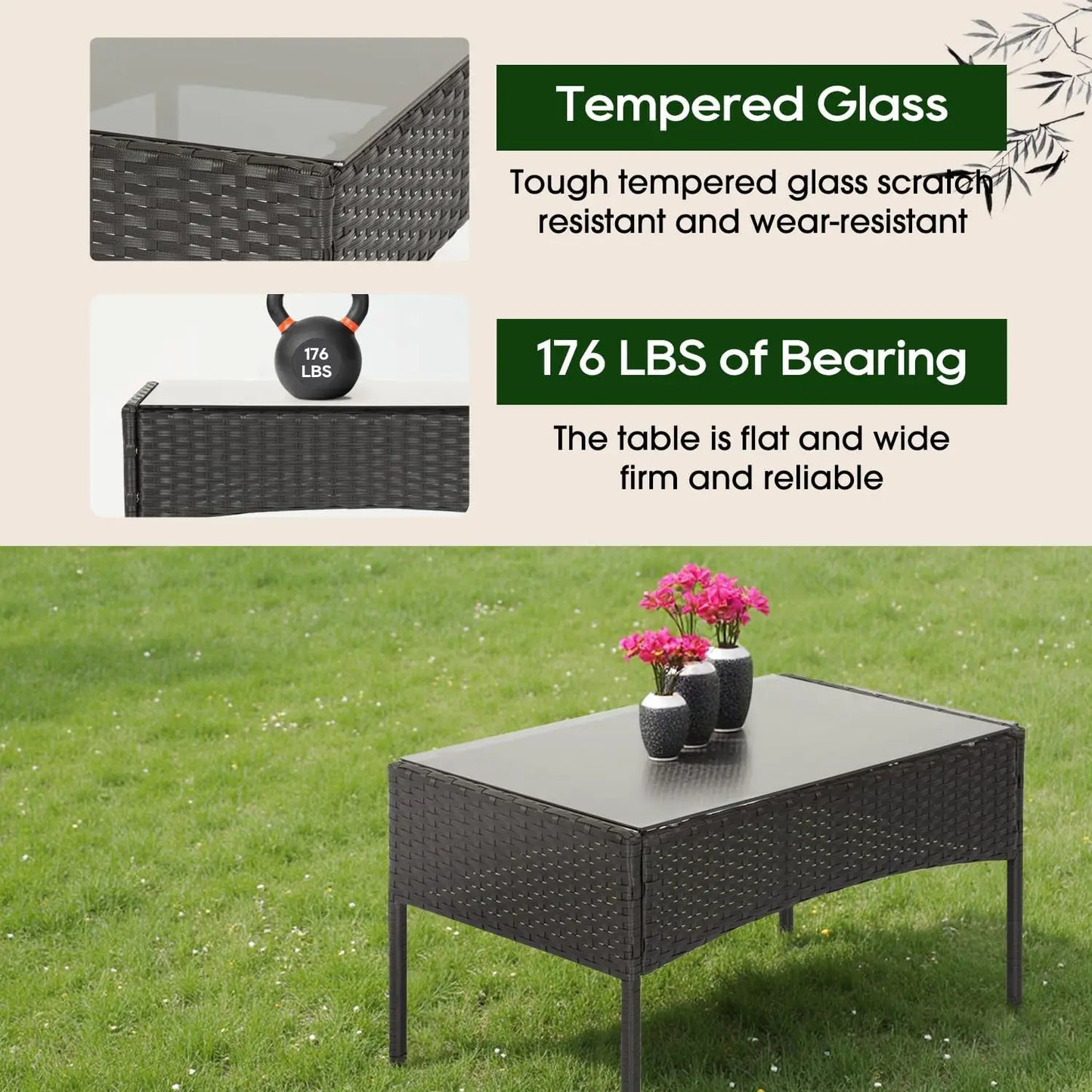 4-Piece Patio Furniture Set