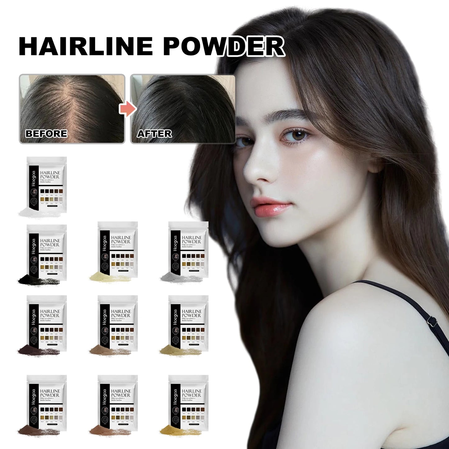Hair Building Fiber Powder