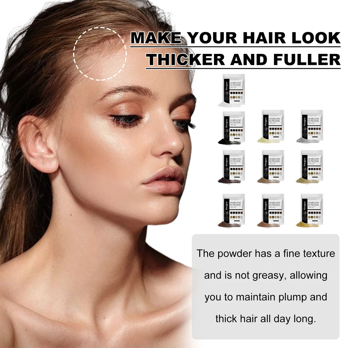 Hair Building Fiber Powder