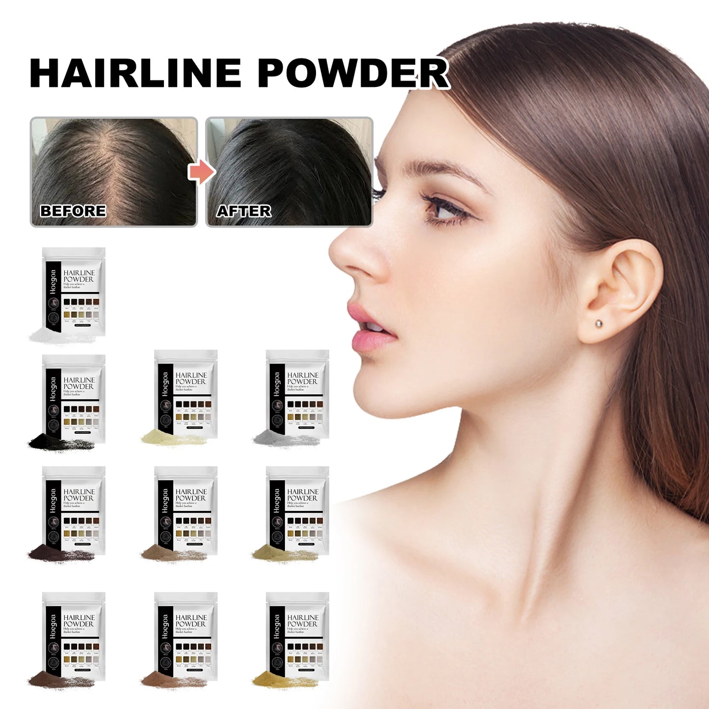Hair Building Fiber Powder