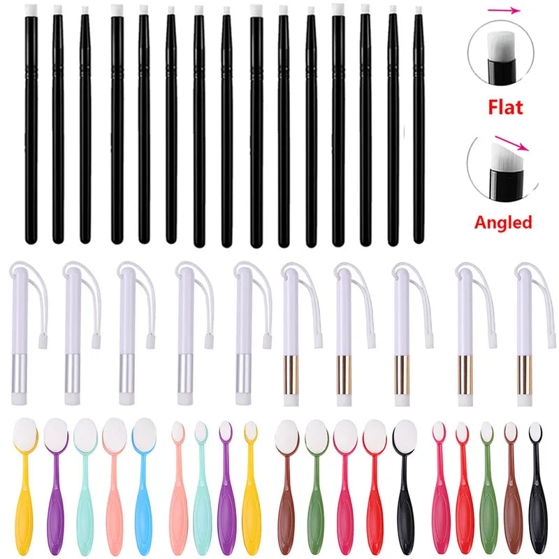 Flat /Angled Detailed Blending Brushes