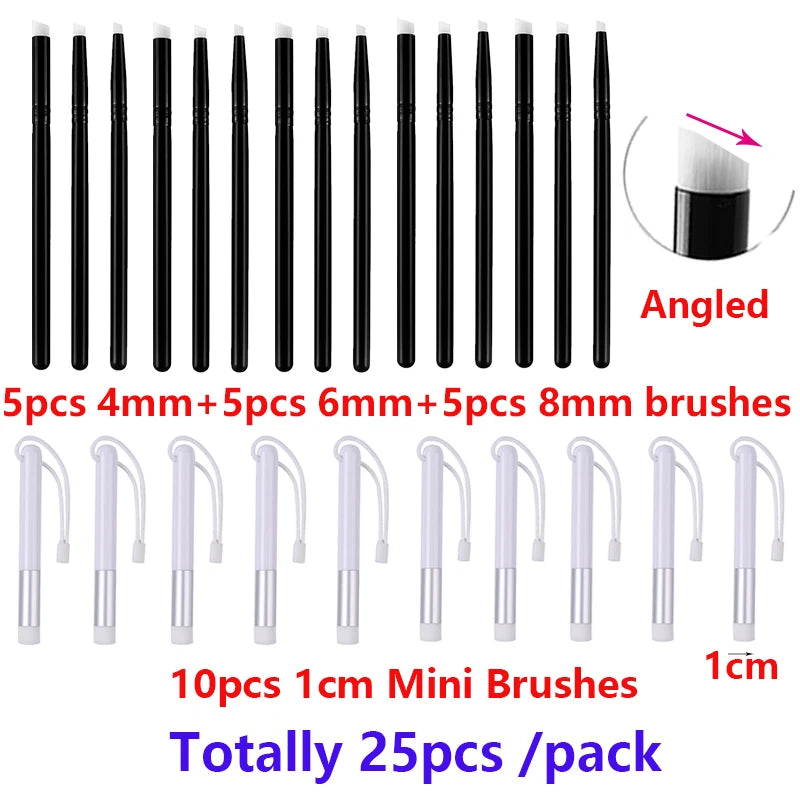 Flat /Angled Detailed Blending Brushes