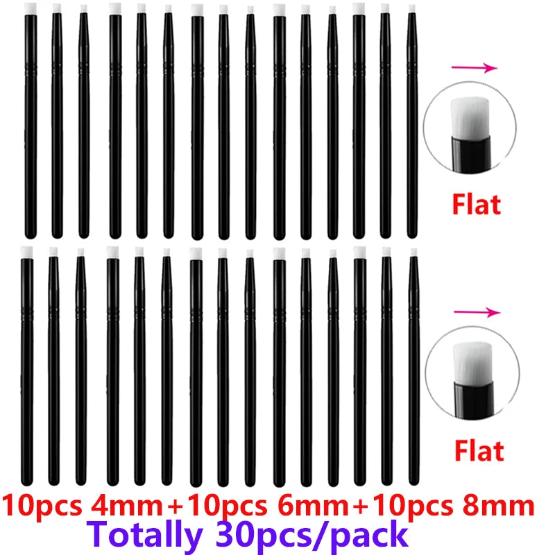 Flat /Angled Detailed Blending Brushes