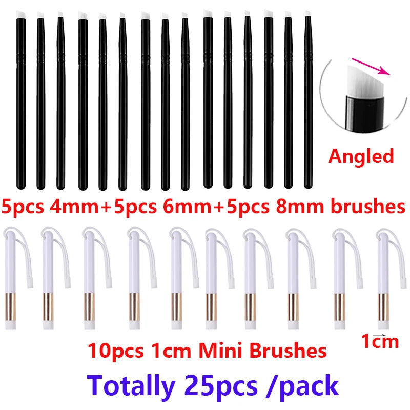Flat /Angled Detailed Blending Brushes
