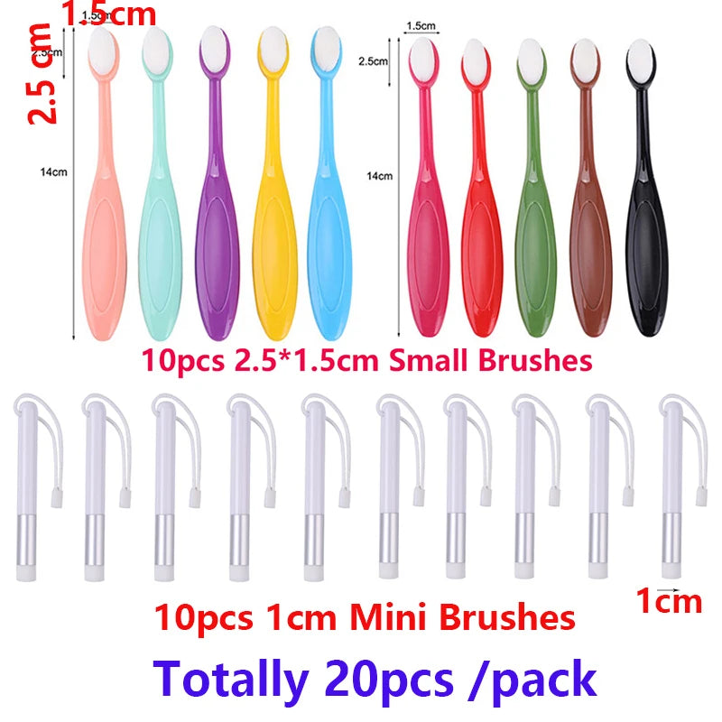 Flat /Angled Detailed Blending Brushes