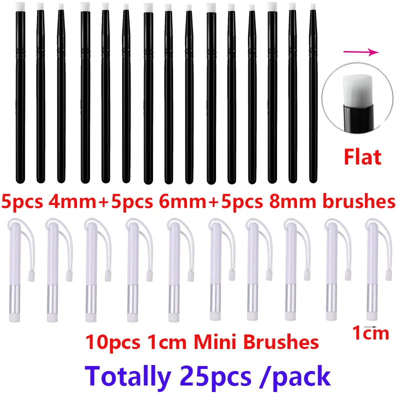 Flat /Angled Detailed Blending Brushes