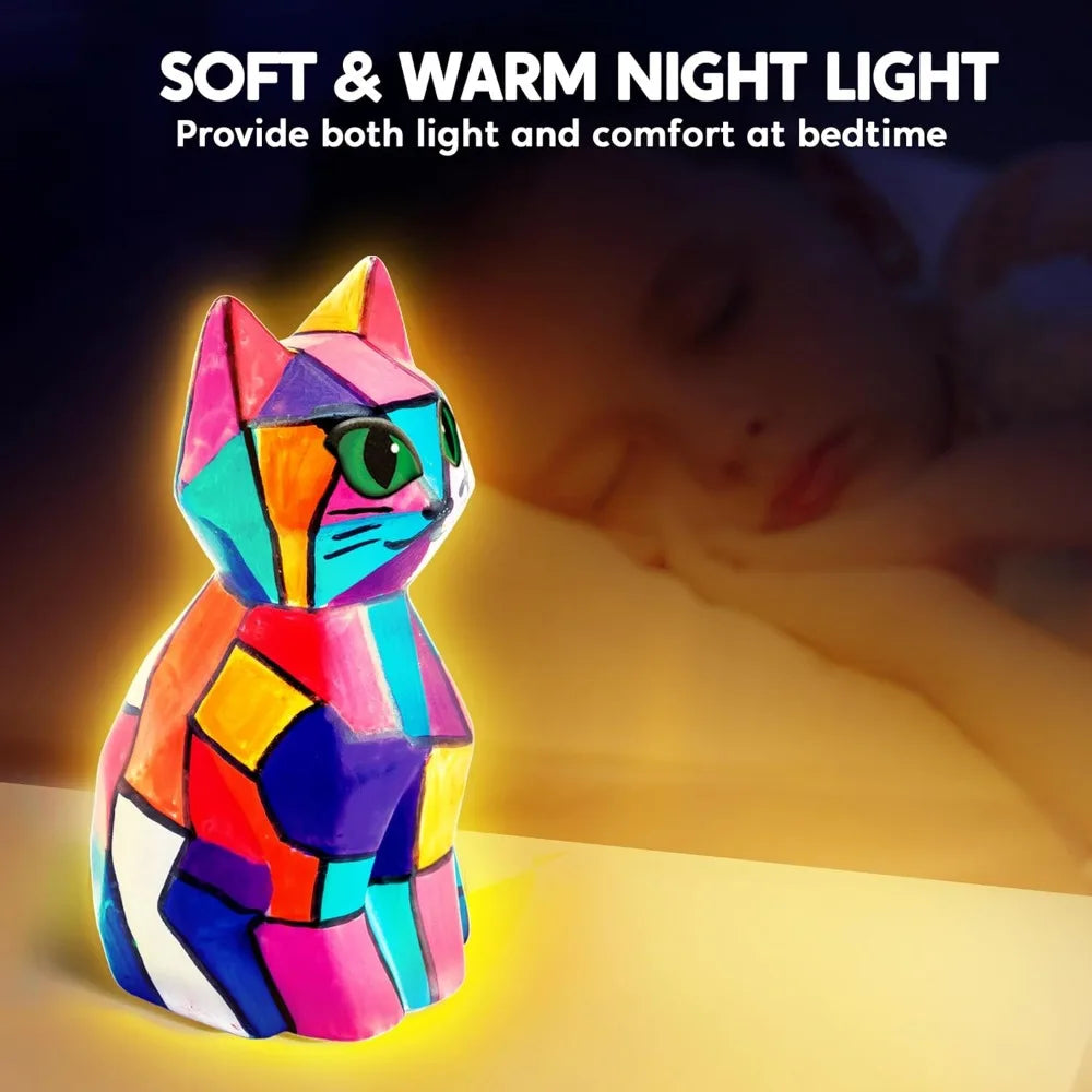 Kids DIY Paint Your Own Night Light