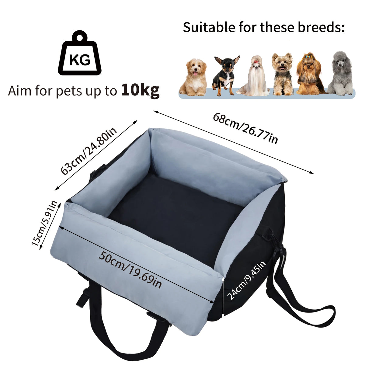 Portable Dog/Puppy Car Seat