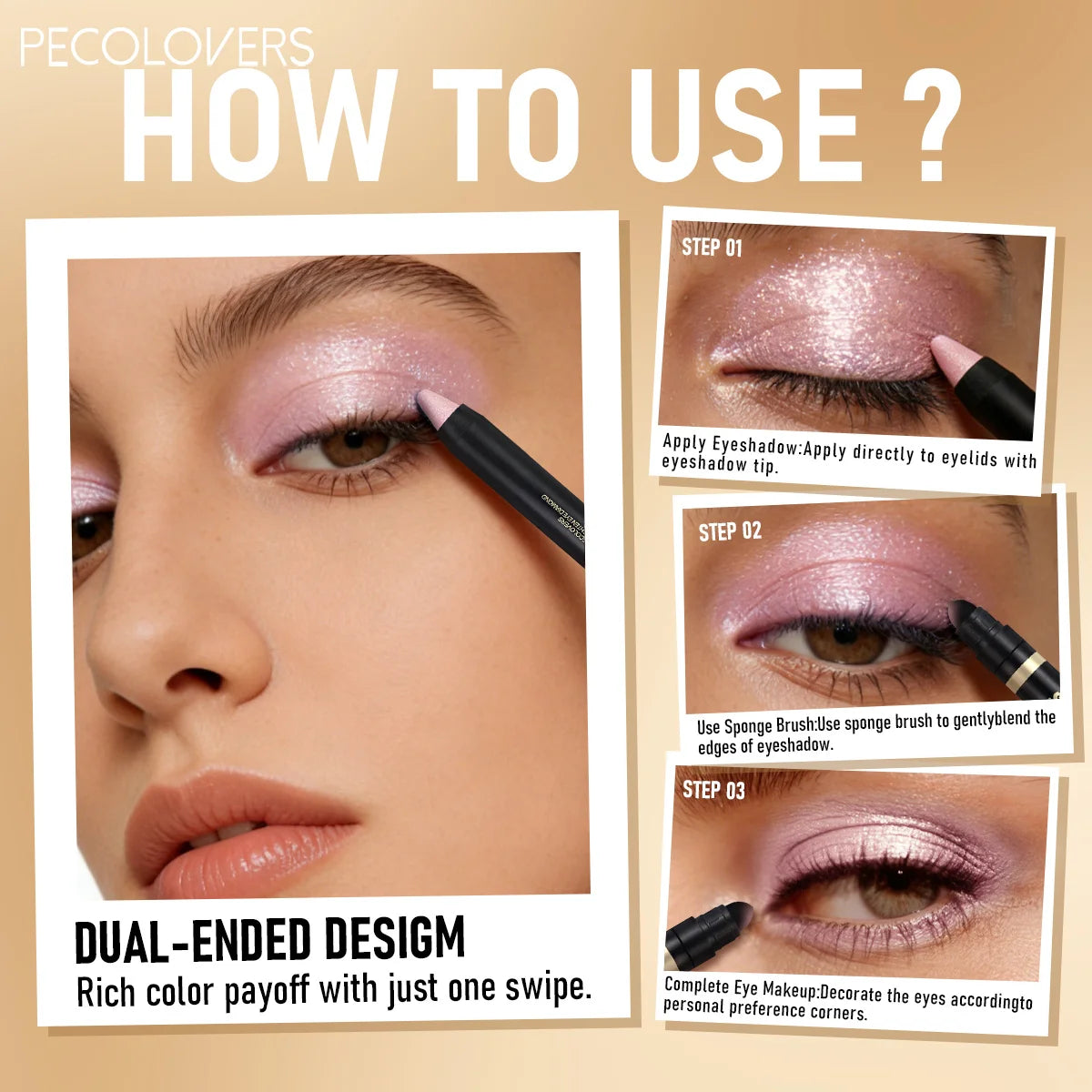 9PCS Dual Head Eyeshadow Stick Set