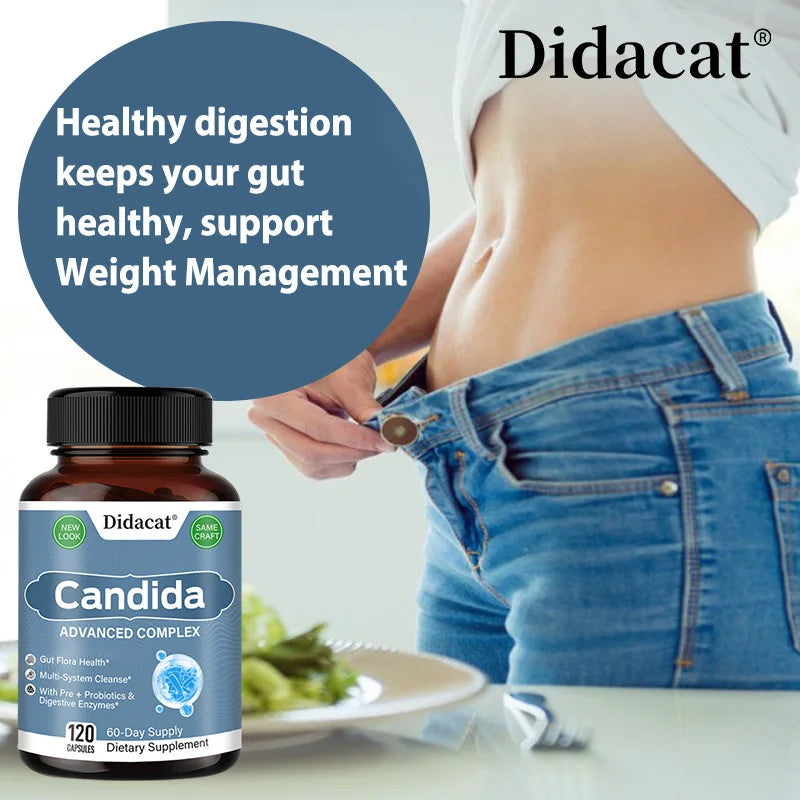 Advanced Complex, Intestinal Supplement, Digestive Support, Constipation, Weight Loss, with Probiotic Digestive Enzymes