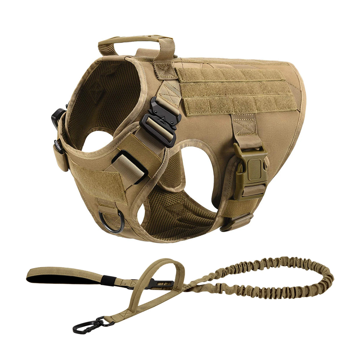 Tactical Dog Harness, Collar, Leash