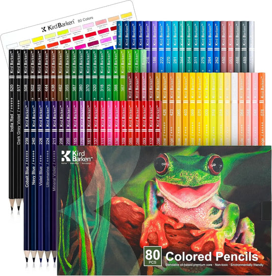80 Professional Colored Pencils Set