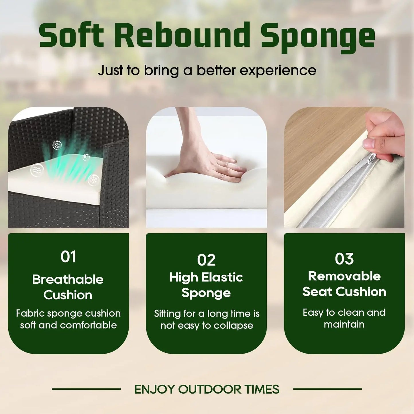 4-Piece Patio Furniture Set