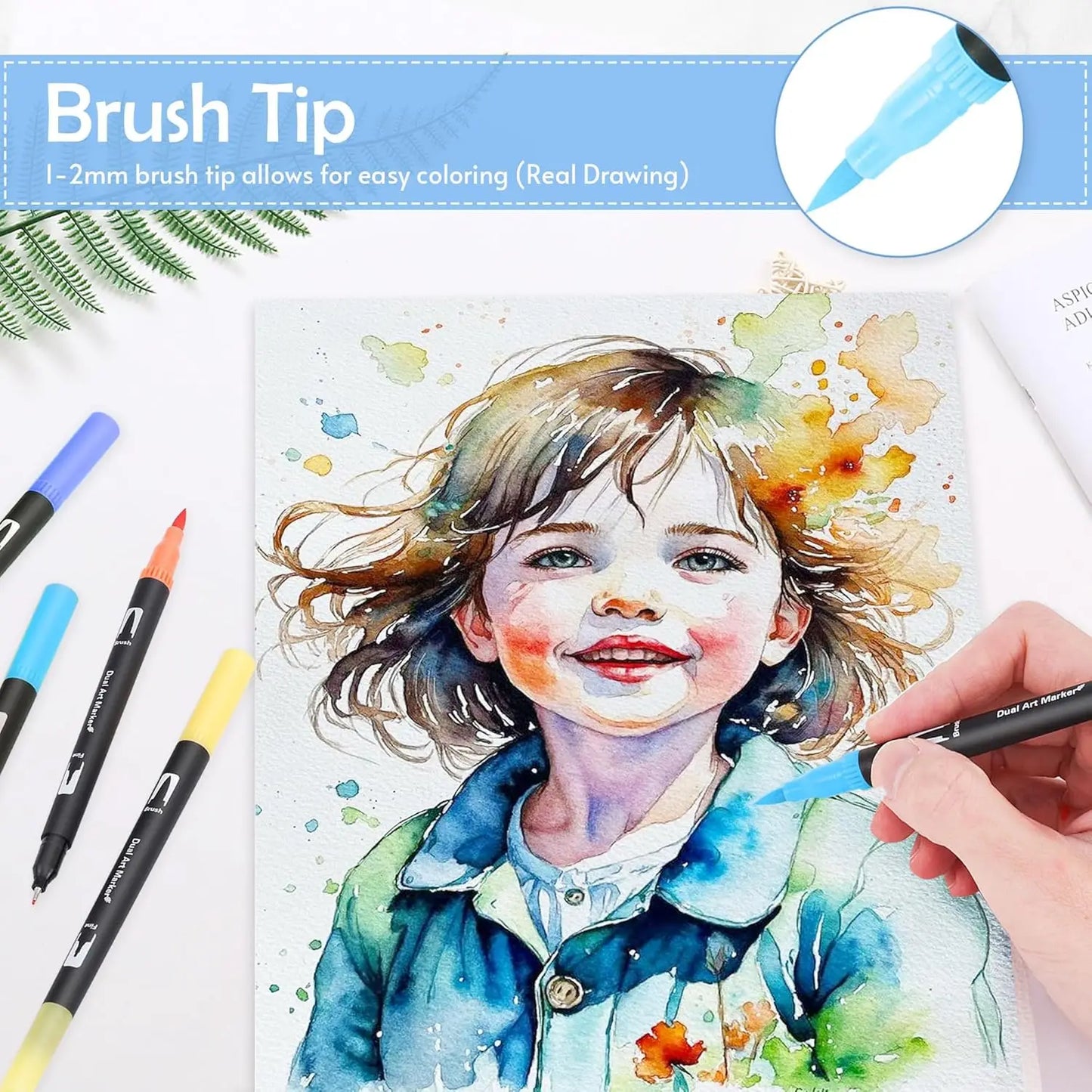 Double Ended Art Marker Pens Set