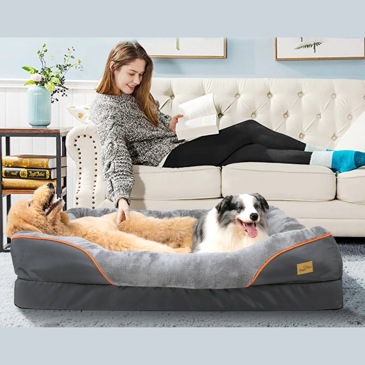 Large, Soft Dog Bed