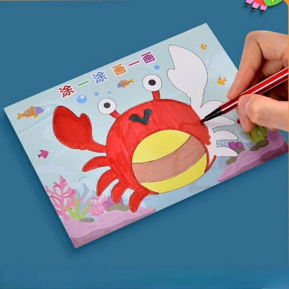 10Pcs Kids 3D EVA Foam Stickers, Educational Puzzle Games