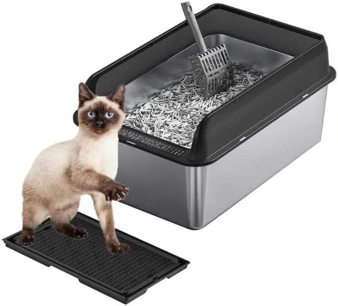 Stainless Steel Cat Litter Box