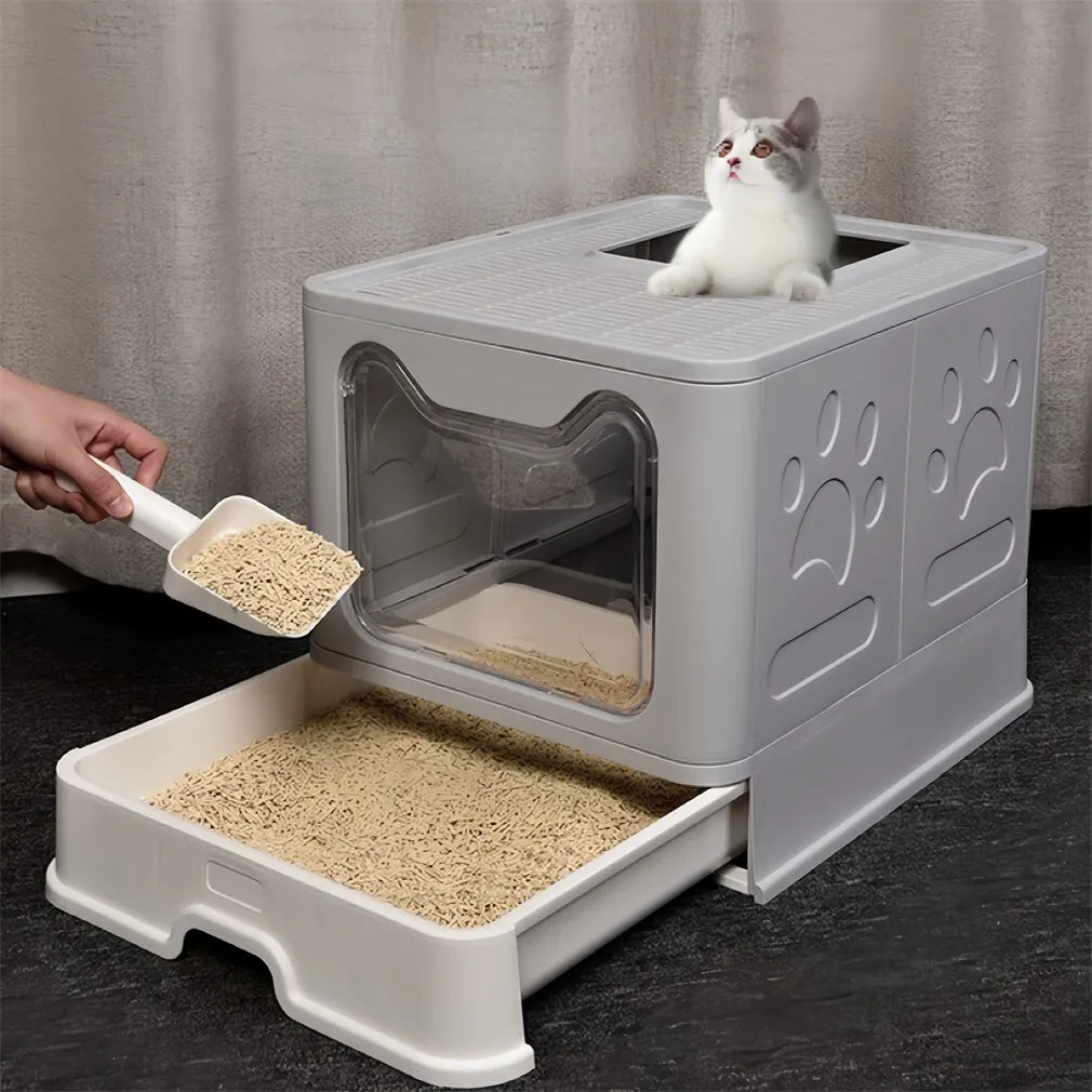 Large, Easy Cleaning, Cat Litter Box