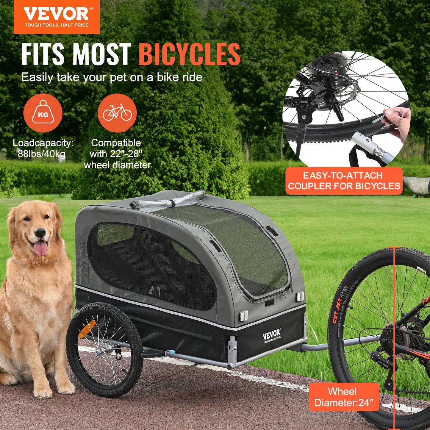 Dog Bike Trailer/Pet Cart