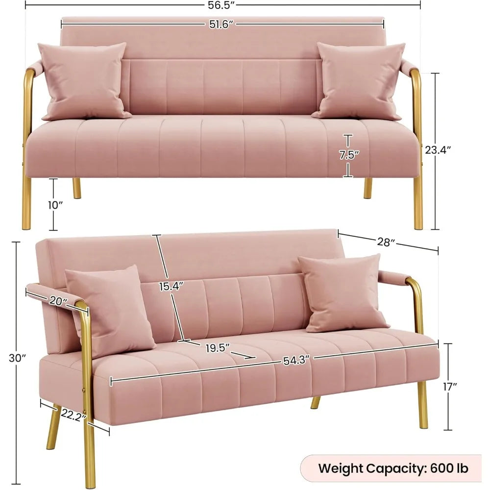 Luxurious Velvet Fabric Living Room sofa