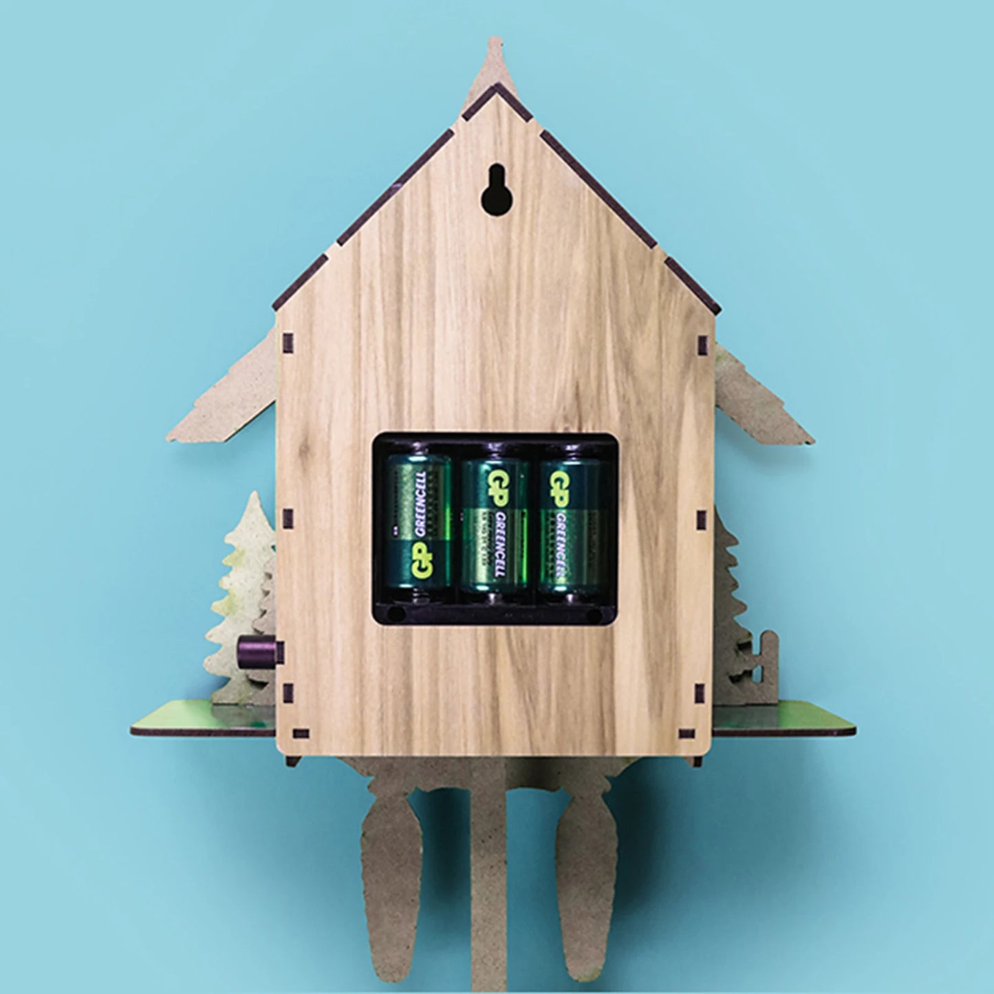 Swinging Time Bell Cuckoo Clock