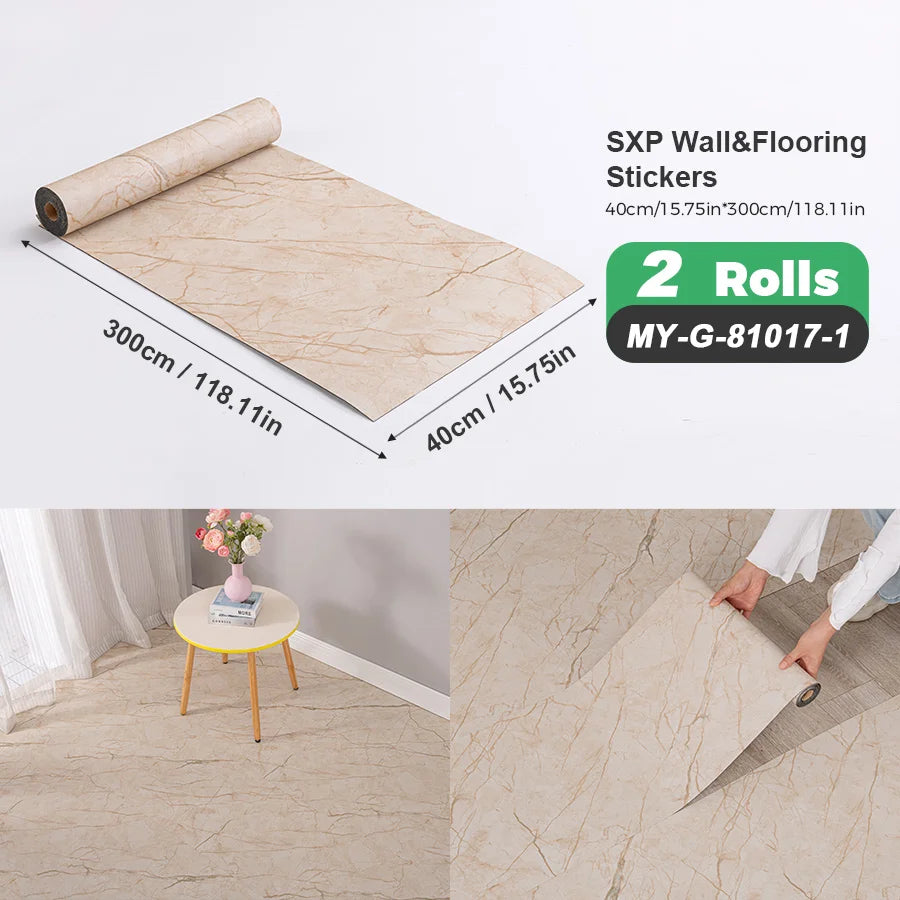 2 Self-Adhesive Wall and Floor Peel and Stick Sticker Peels
