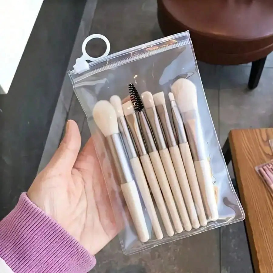 Portable Mini Multipurpose Makeup Brush Set