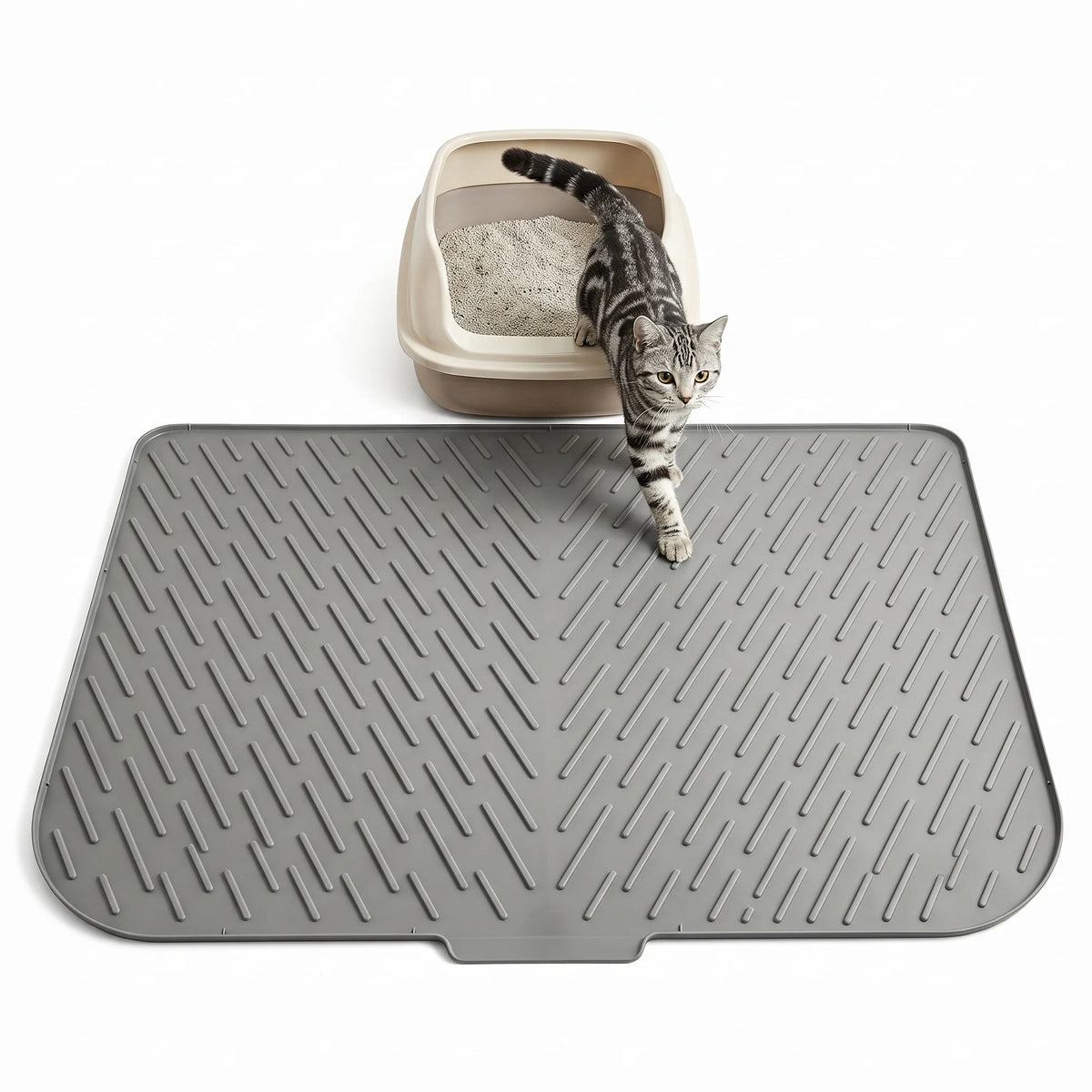 Large, Silicone Cat Litter Mat