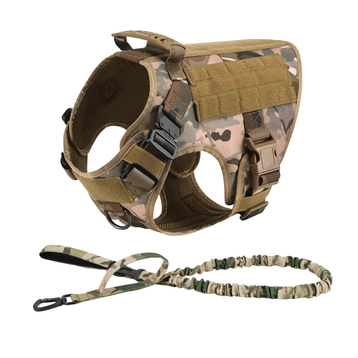 Tactical Dog Harness, Collar, Leash