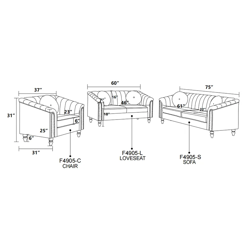Sectional Sofa Set