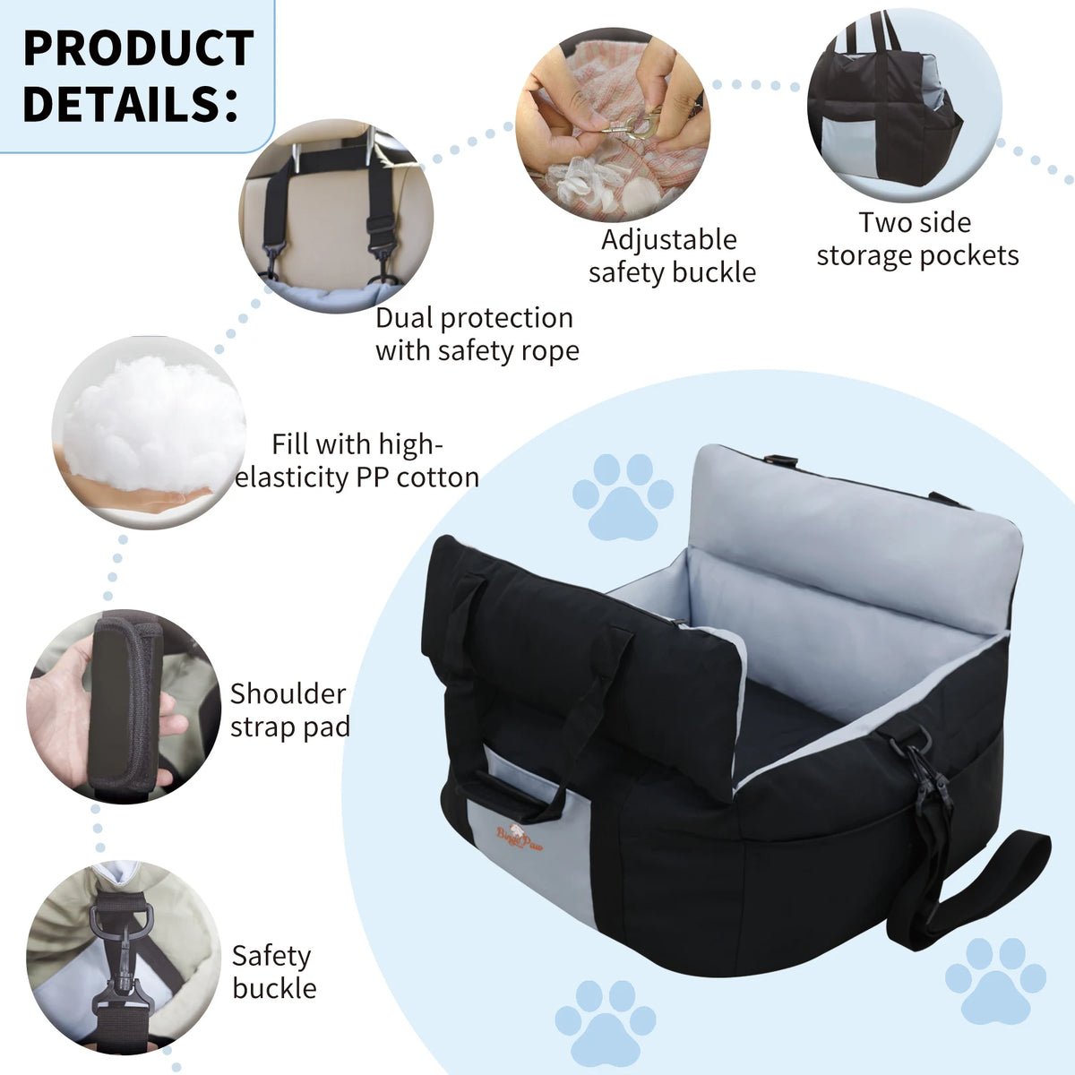 Portable Dog/Puppy Car Seat