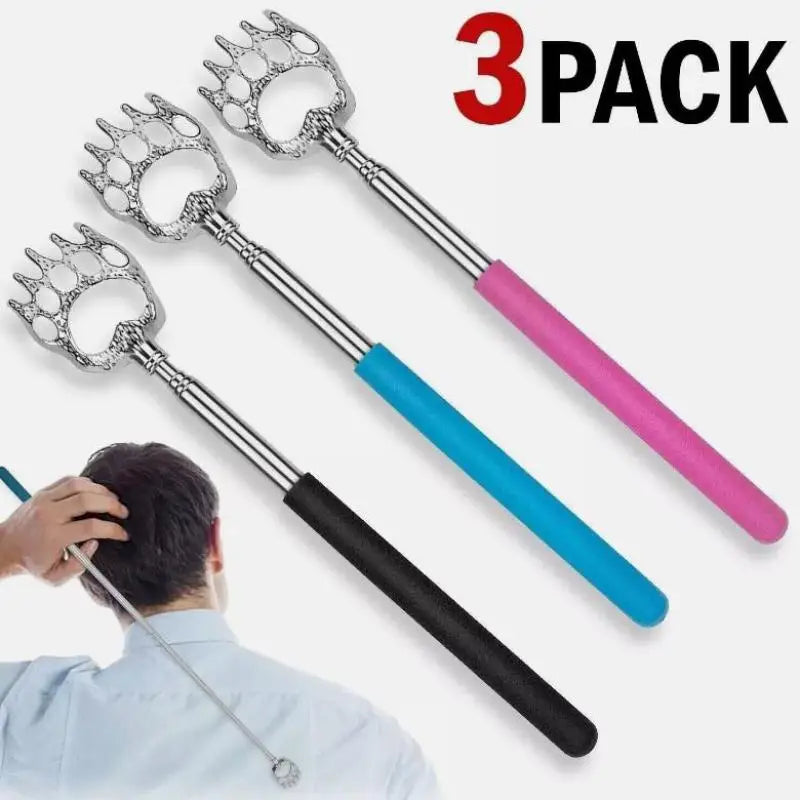 3pcs Portable and Extendable Back Scratcher