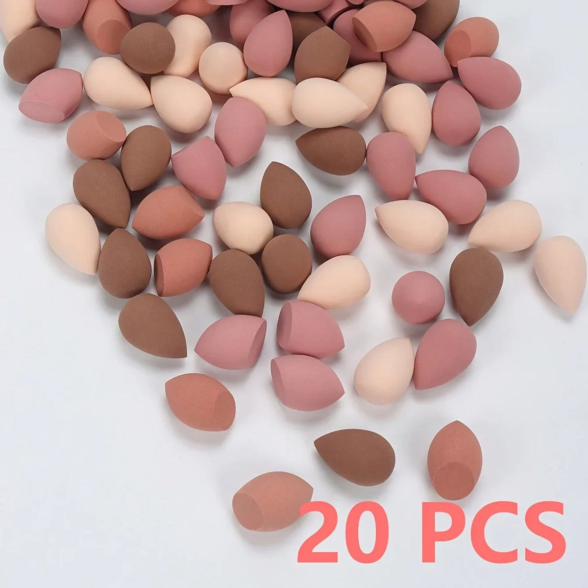 20 Pack, Dual Use, Dry/Wet Beauty Sponges