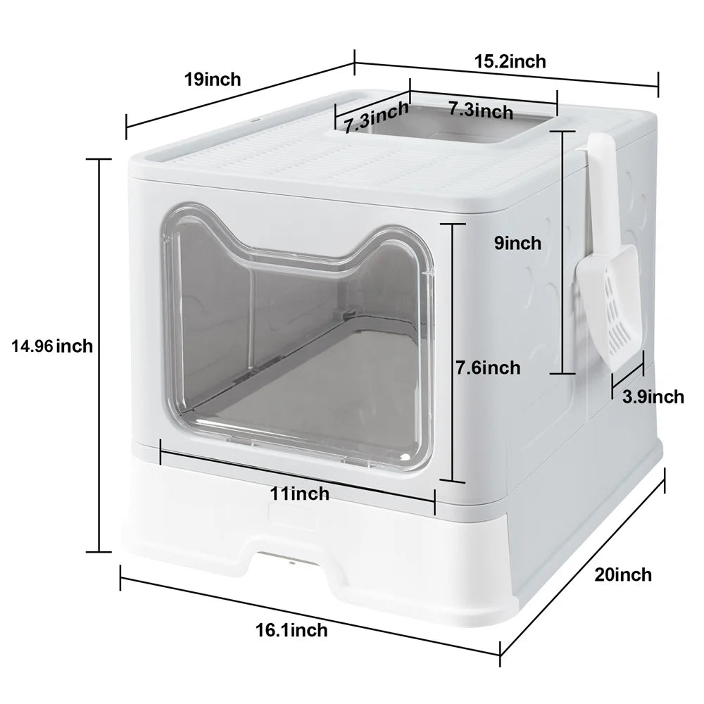 Large, Easy Cleaning, Cat Litter Box