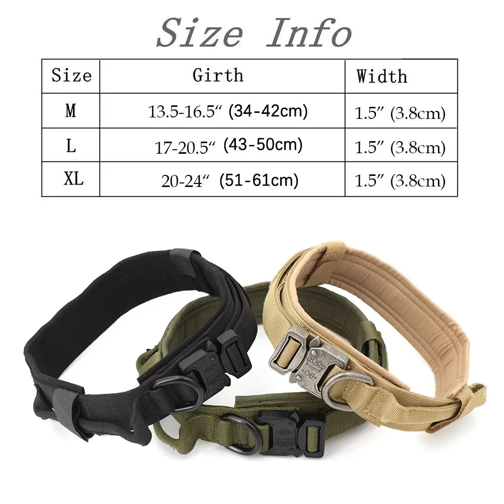 Adjustable, Tactical Training Dog Collar