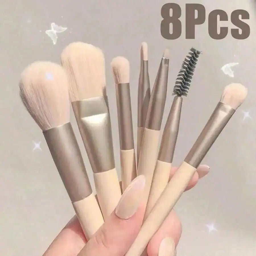 Portable Mini Multipurpose Makeup Brush Set