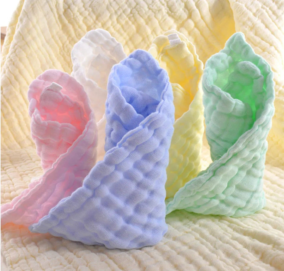Natural Cotton Baby Washcloths