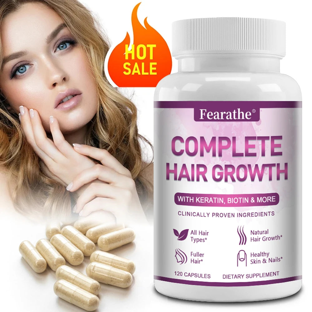 Premium Hair Growth for Men and Women - Promotes Thicker, Healthier Hair Growth