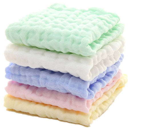 Natural Cotton Baby Washcloths