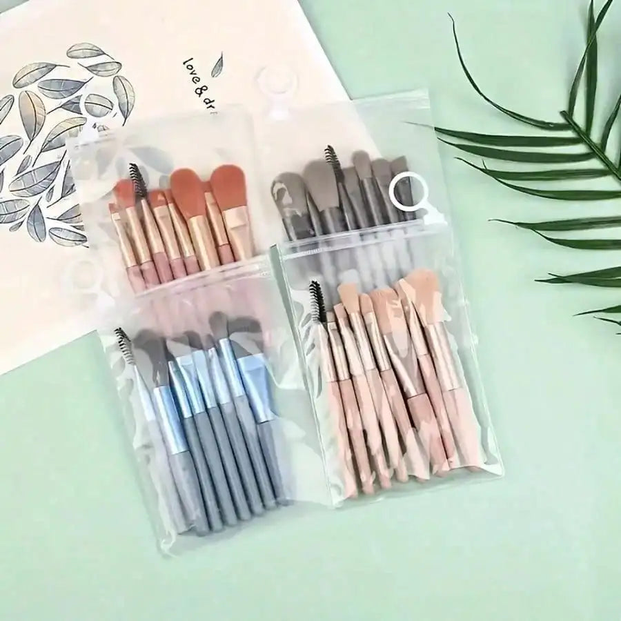 Portable Mini Multipurpose Makeup Brush Set