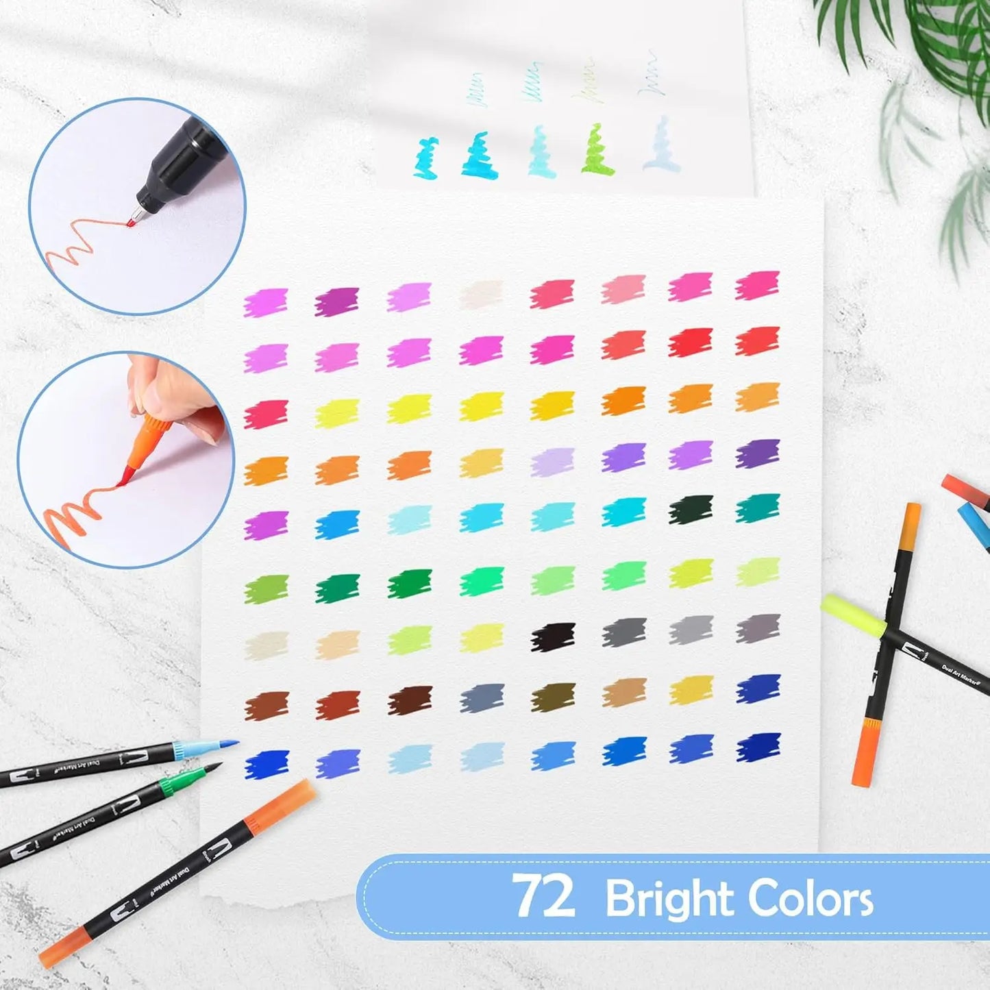 Double Ended Art Marker Pens Set