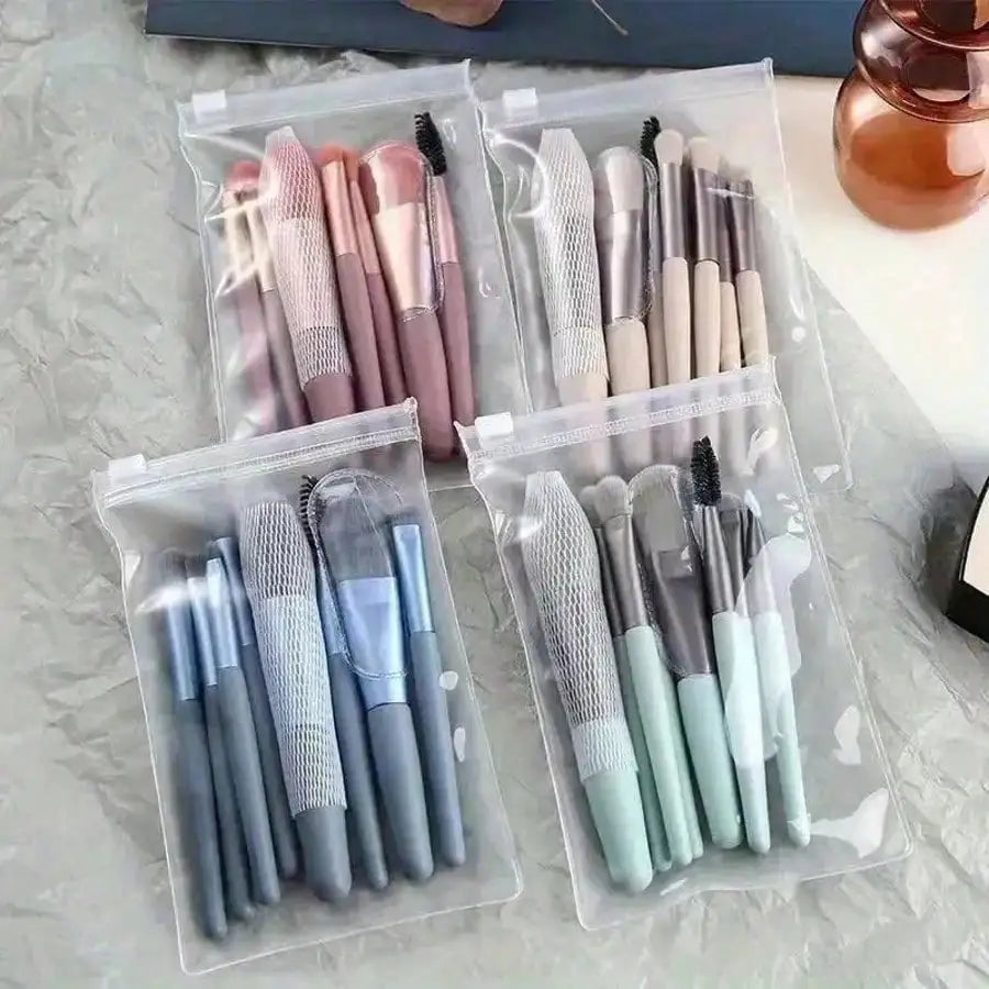 Portable Mini Multipurpose Makeup Brush Set