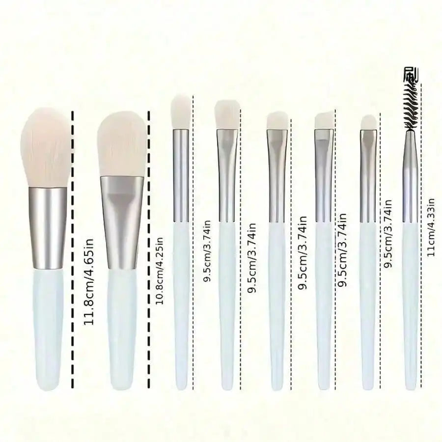 Portable Mini Multipurpose Makeup Brush Set